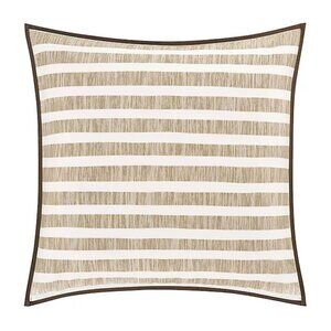 NWT NEW Oscar Oliver EURO Sham Vaughn Cotton Cocoa MSRP: $40